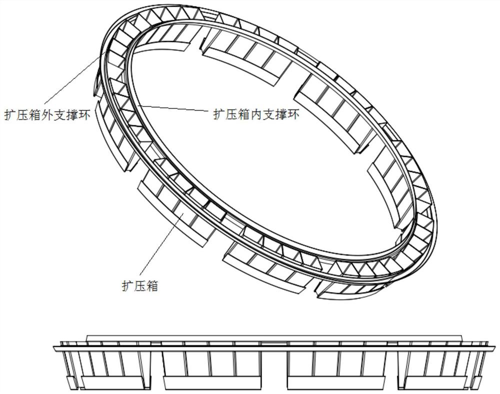 Method and device for controlling welding deformation of gas turbine flame tube rectifying ring assembly