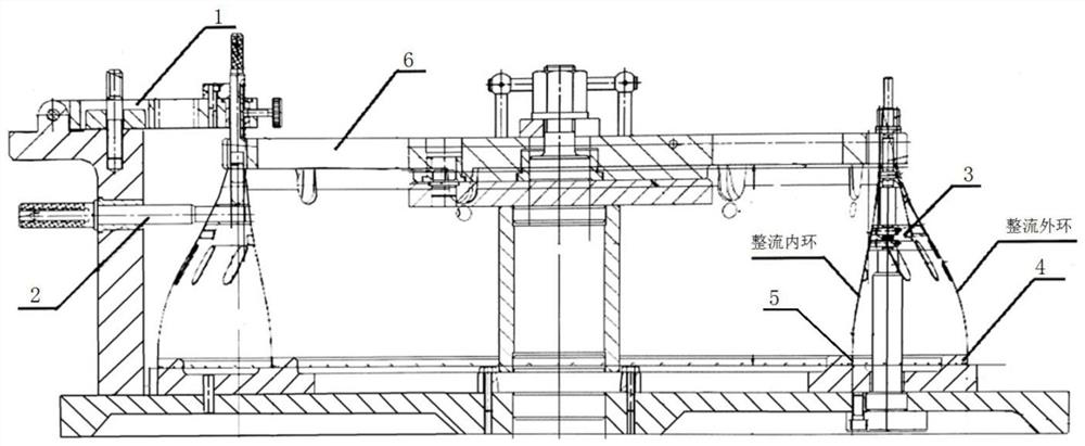 Method and device for controlling welding deformation of gas turbine flame tube rectifying ring assembly