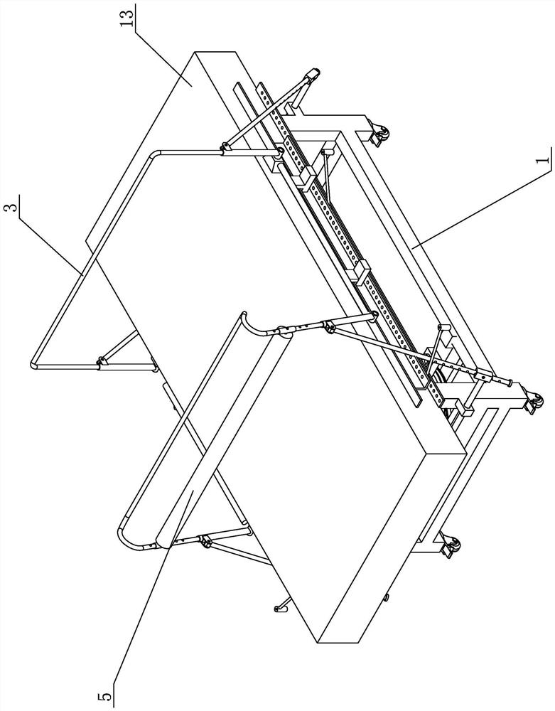 Four limb swinging exercising bed