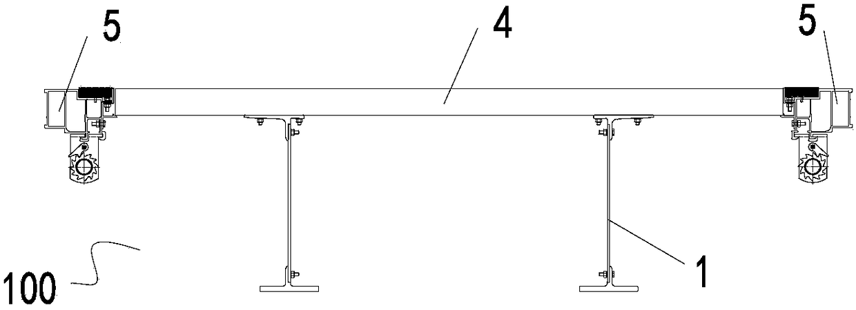 Longitudinal beam of semi-trailer and semi-trailer