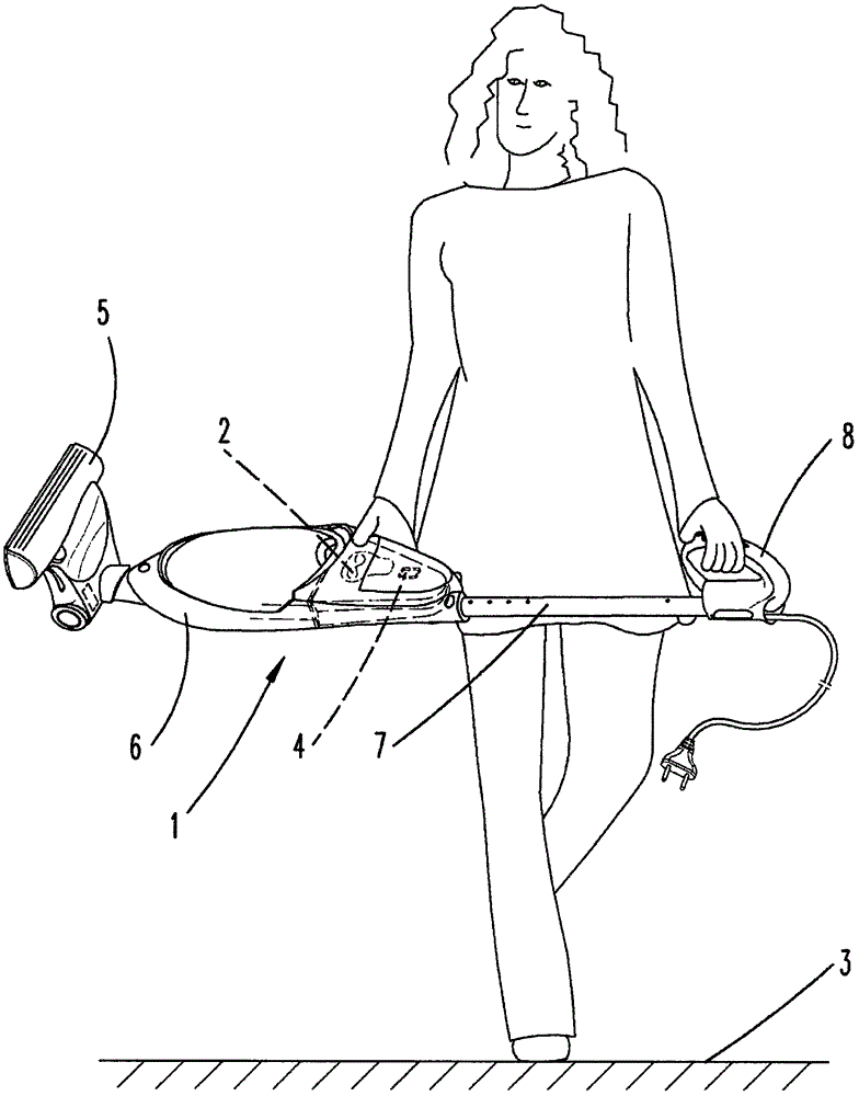 Cleaning device and method for operating cleaning device