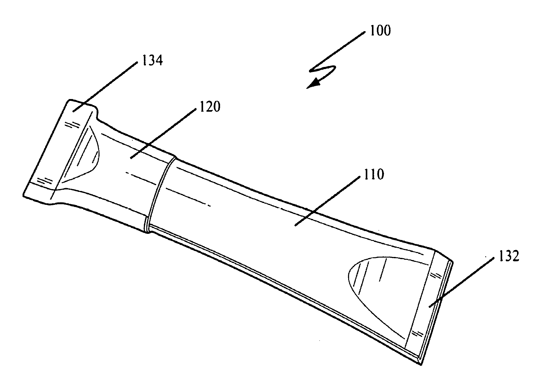 Container with Flattened Cap