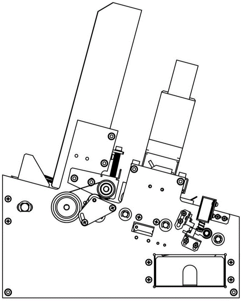 Postcard ticket release device and control method thereof