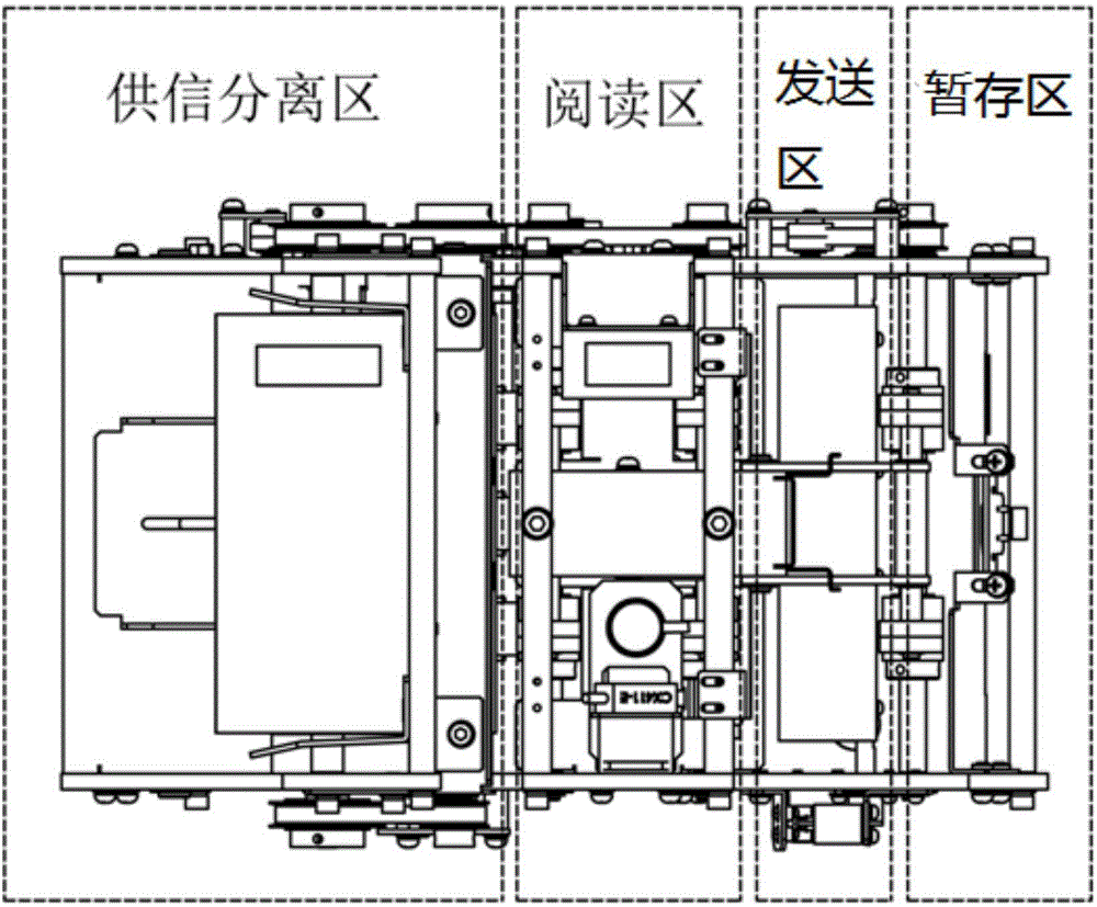 Postcard ticket release device and control method thereof