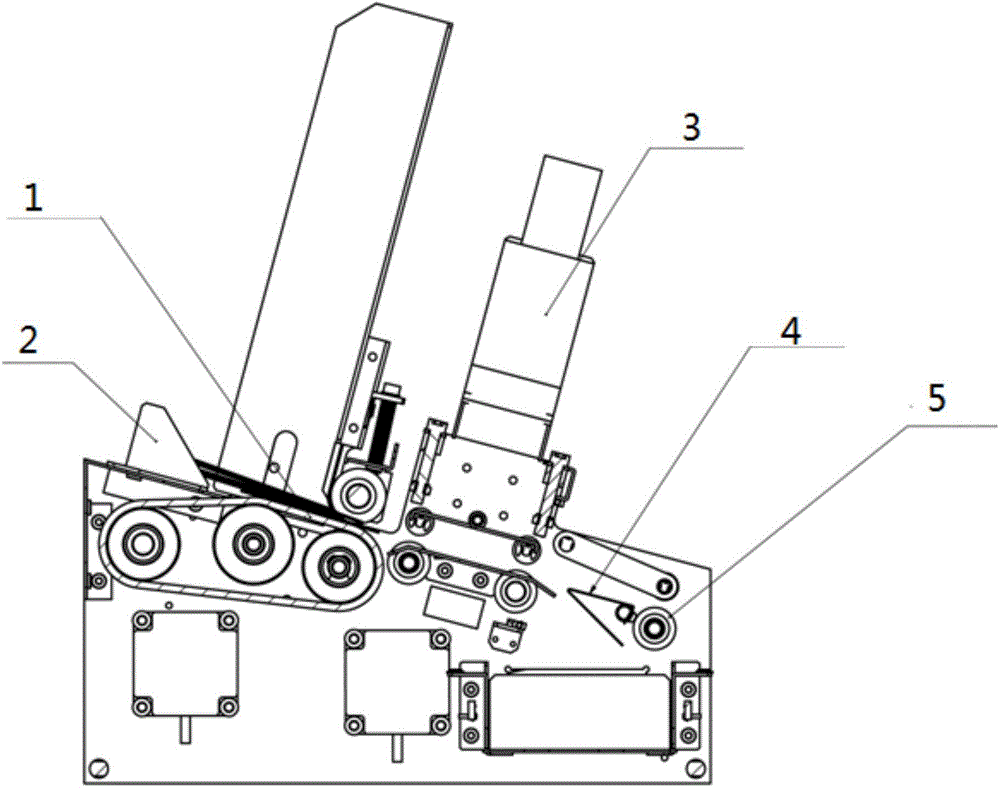 Postcard ticket release device and control method thereof