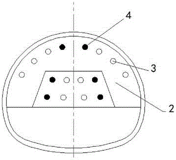 Real-time monitoring and grouting reinforcement method for weak surrounding rock tunnel building