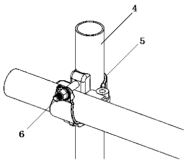 Noise reduction and dustproof device for polygonal double-layer frame airbag underwater piling