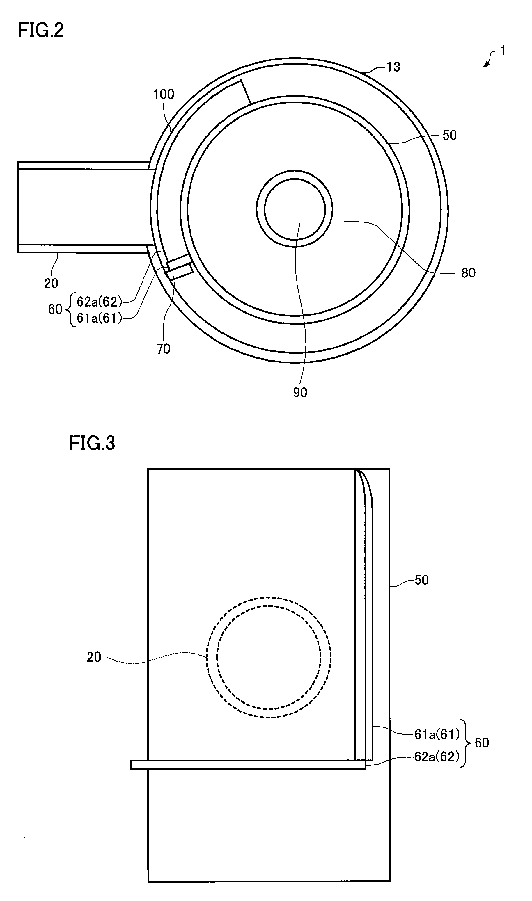 Gas-liquid separator and multiphase flow rate measurement device