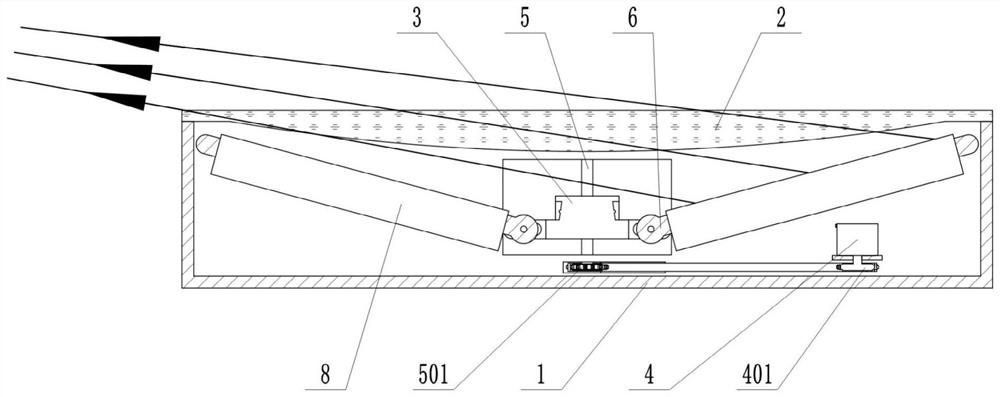 Variable pedestrian traffic guiding device for traffic control