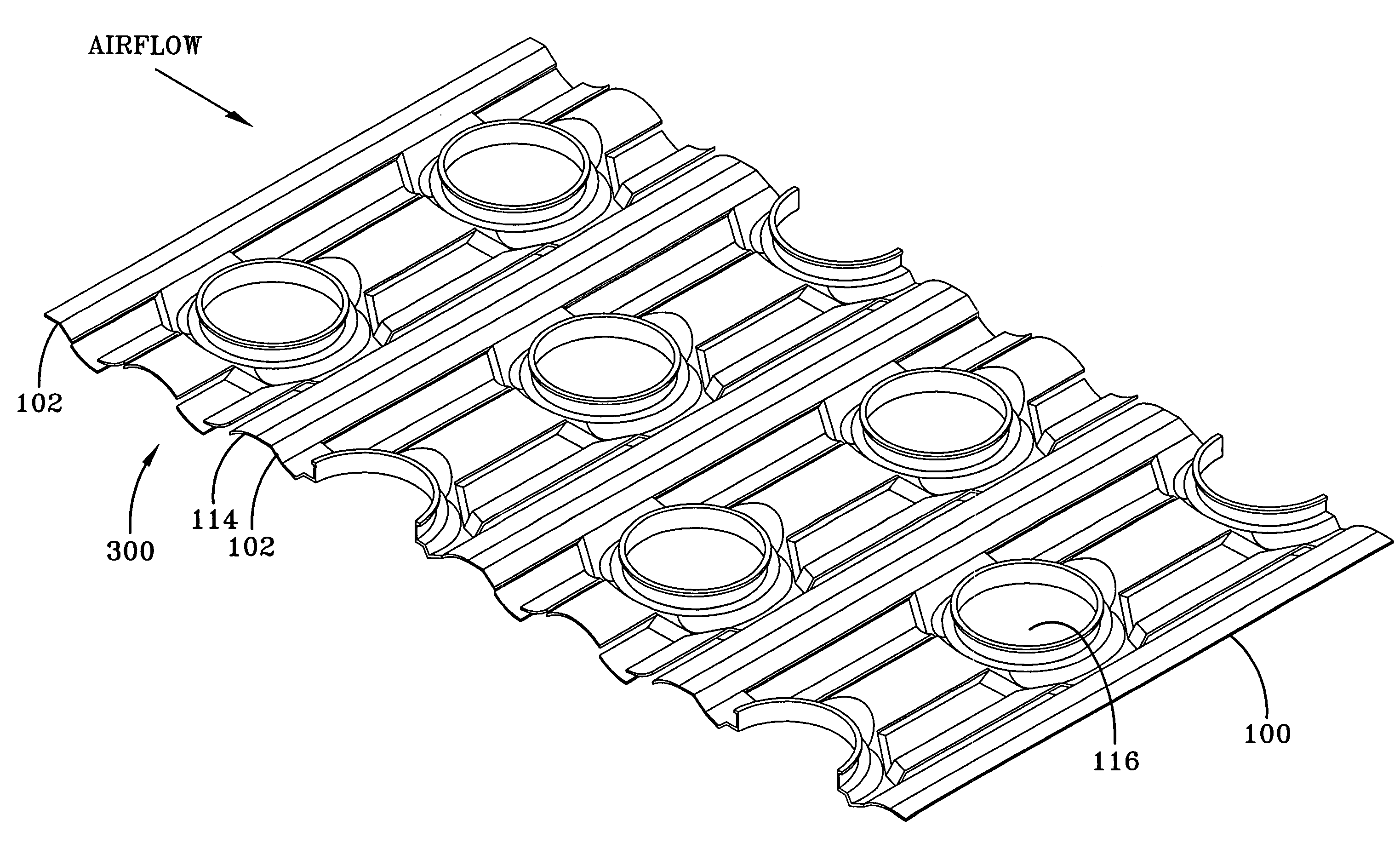 High-V plate fin for a heat exchanger and method of manufacturing