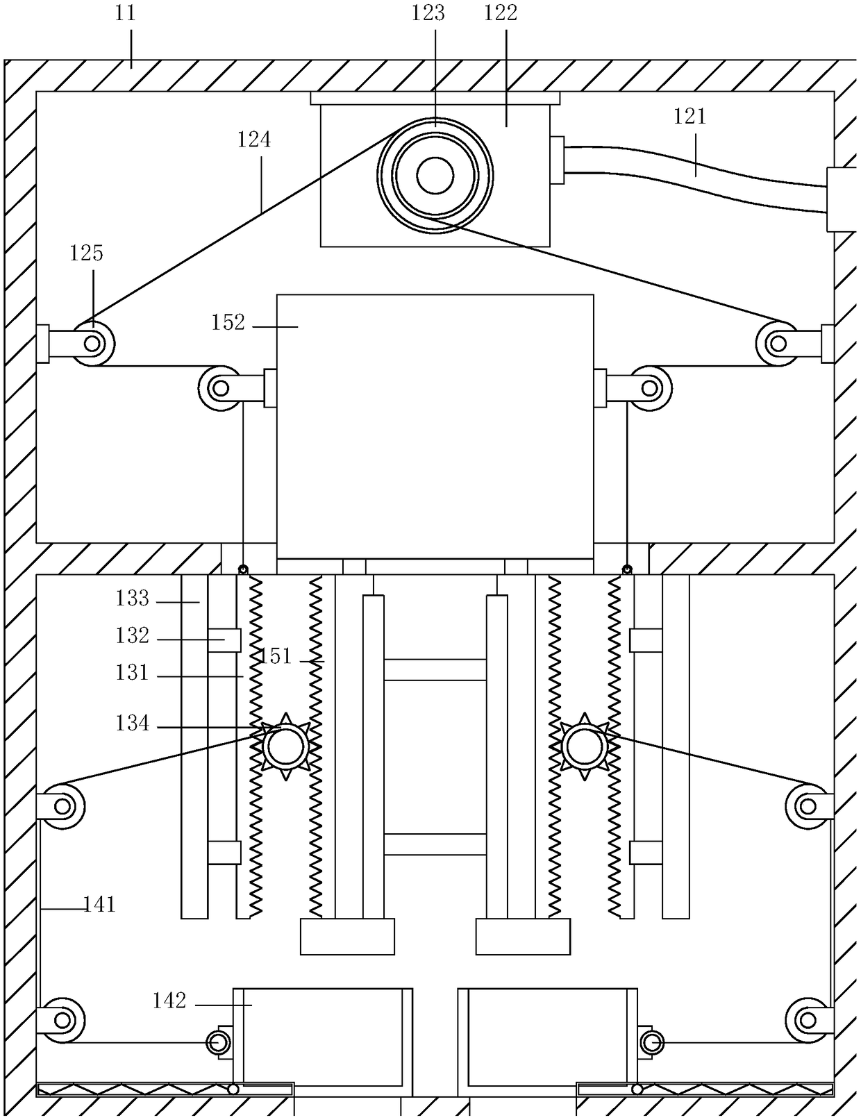 Iron nail attracting equipment for building construction protection