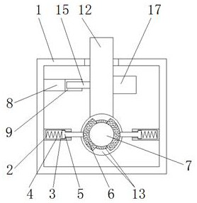 A kind of oil stain cleaning device for automobile parts processing