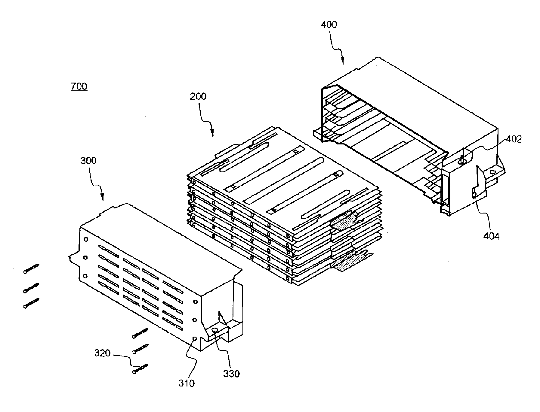 Battery module having novel structure