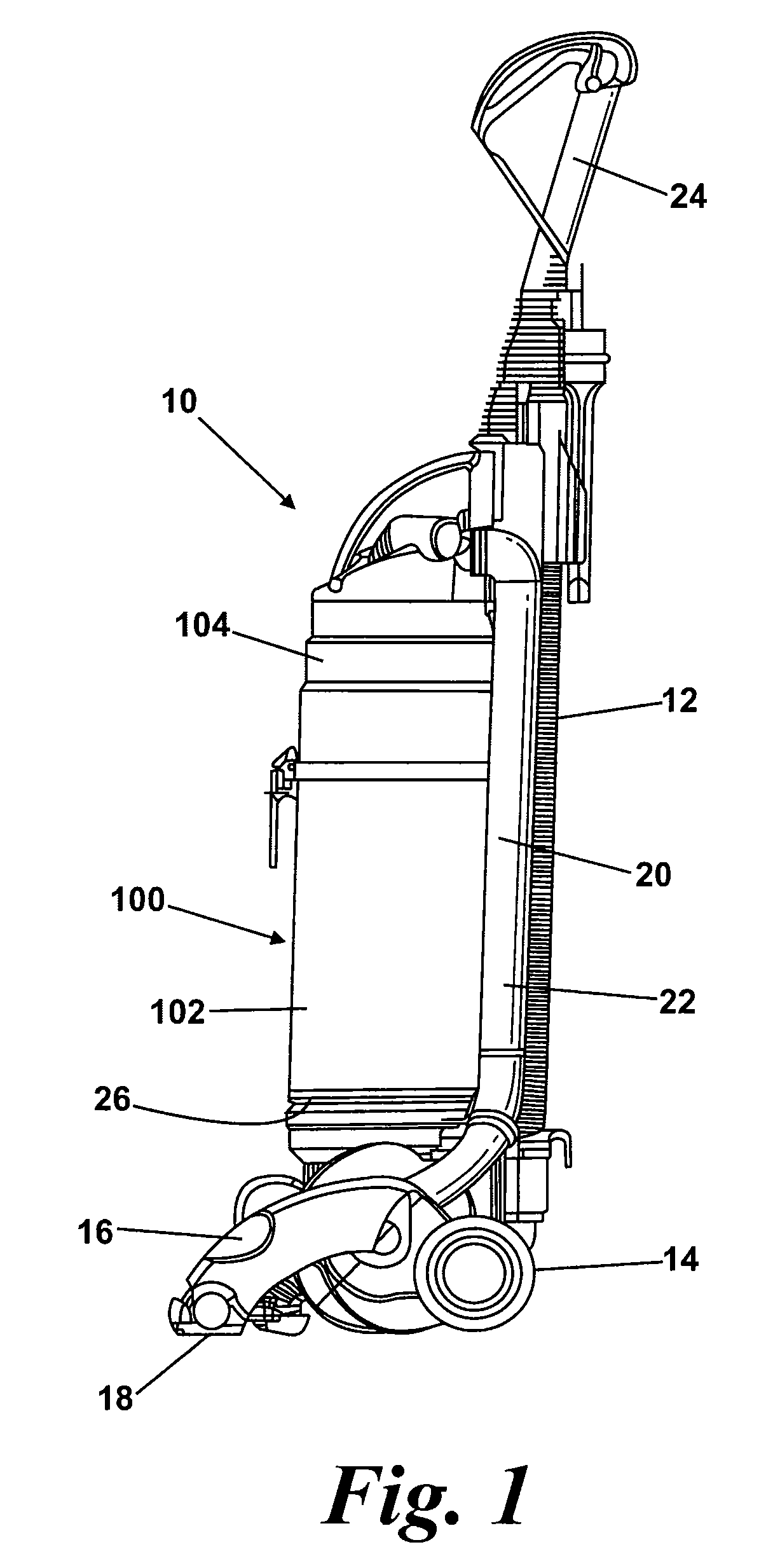 Cyclonic separating apparatus