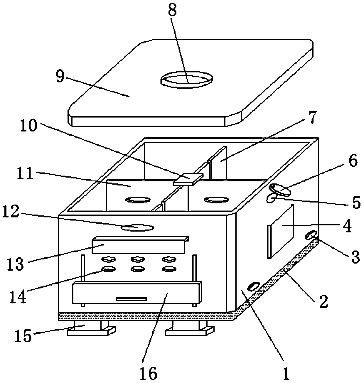 Assembly type logistics box