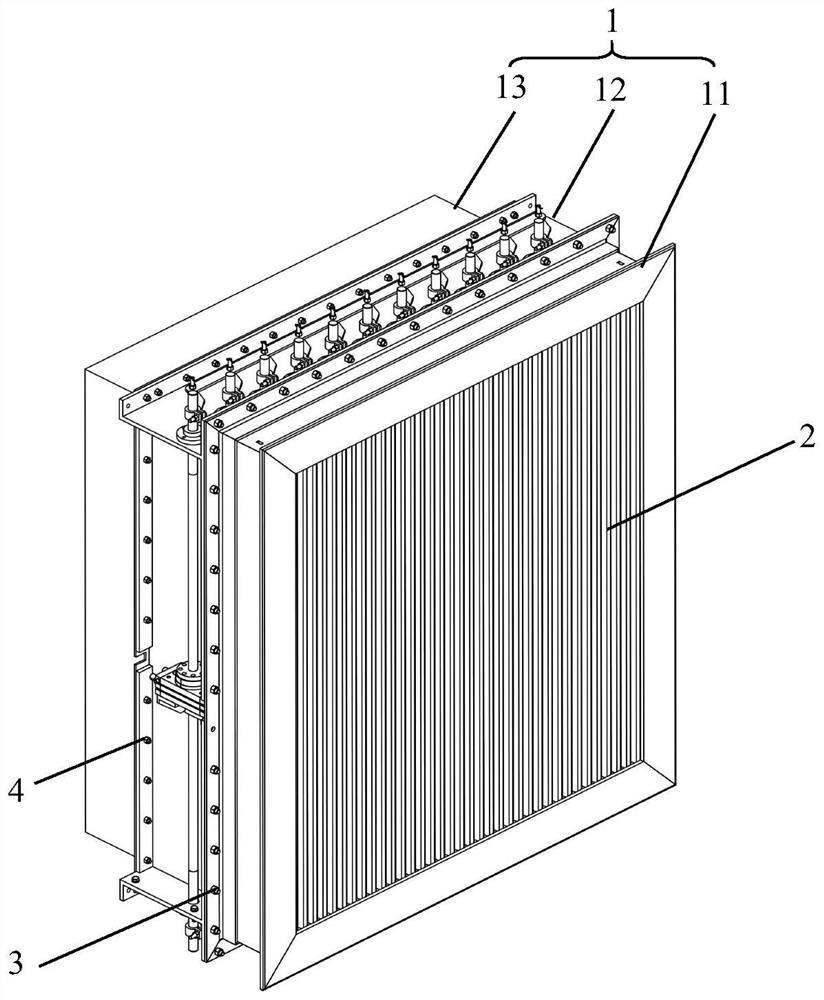 Marine intake air filtering device