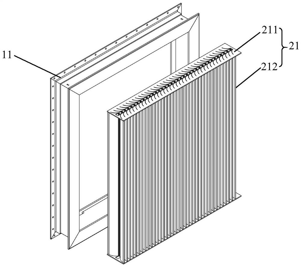 Marine intake air filtering device