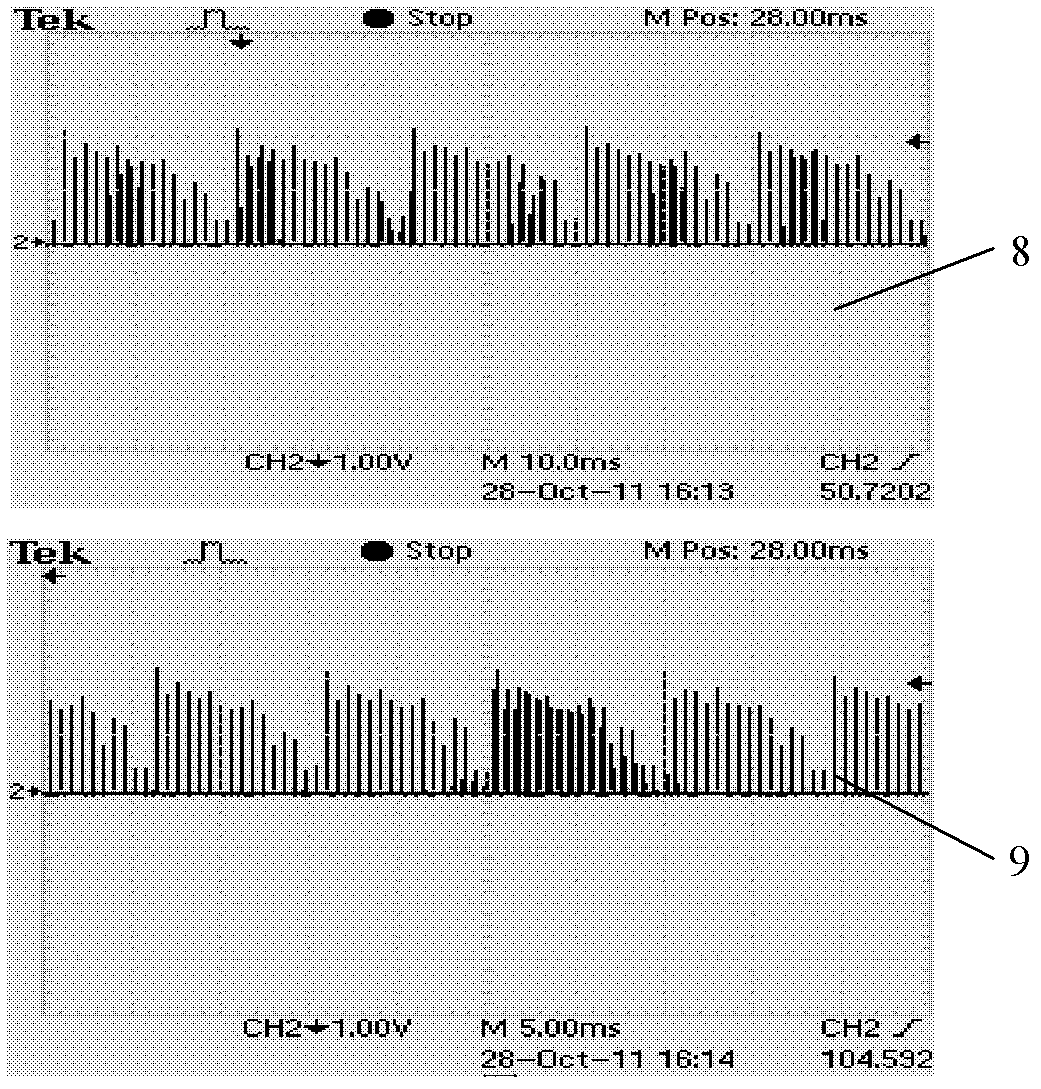 Method and device for automatically and synchronously positioning high-speed rotating blades