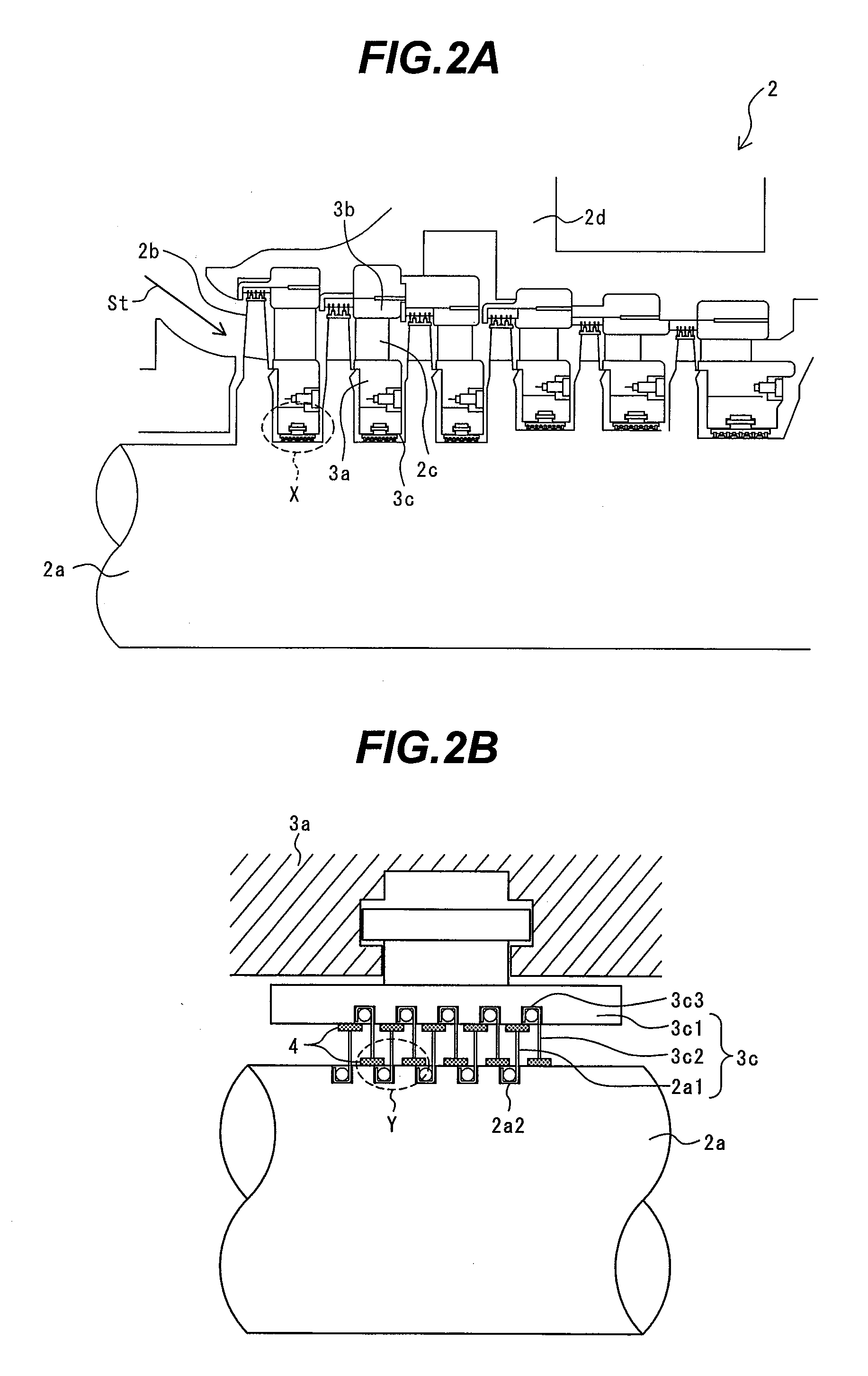 Seals in steam turbine