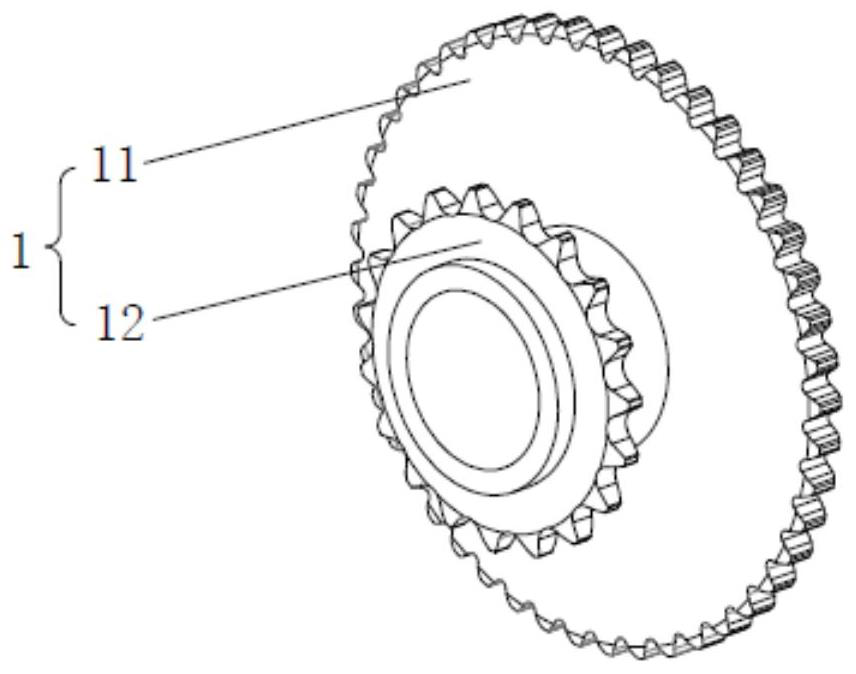 Timing chain transmission system and engine