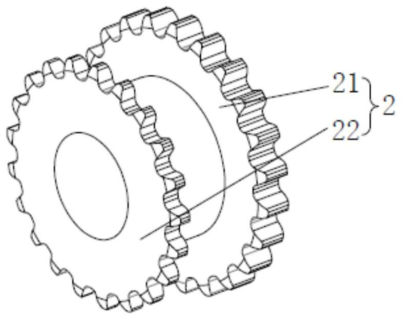 Timing chain transmission system and engine