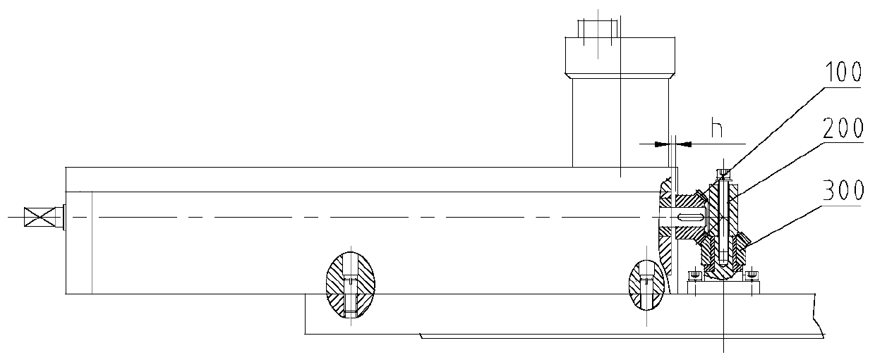 How to adjust the meshing clearance of bevel gears