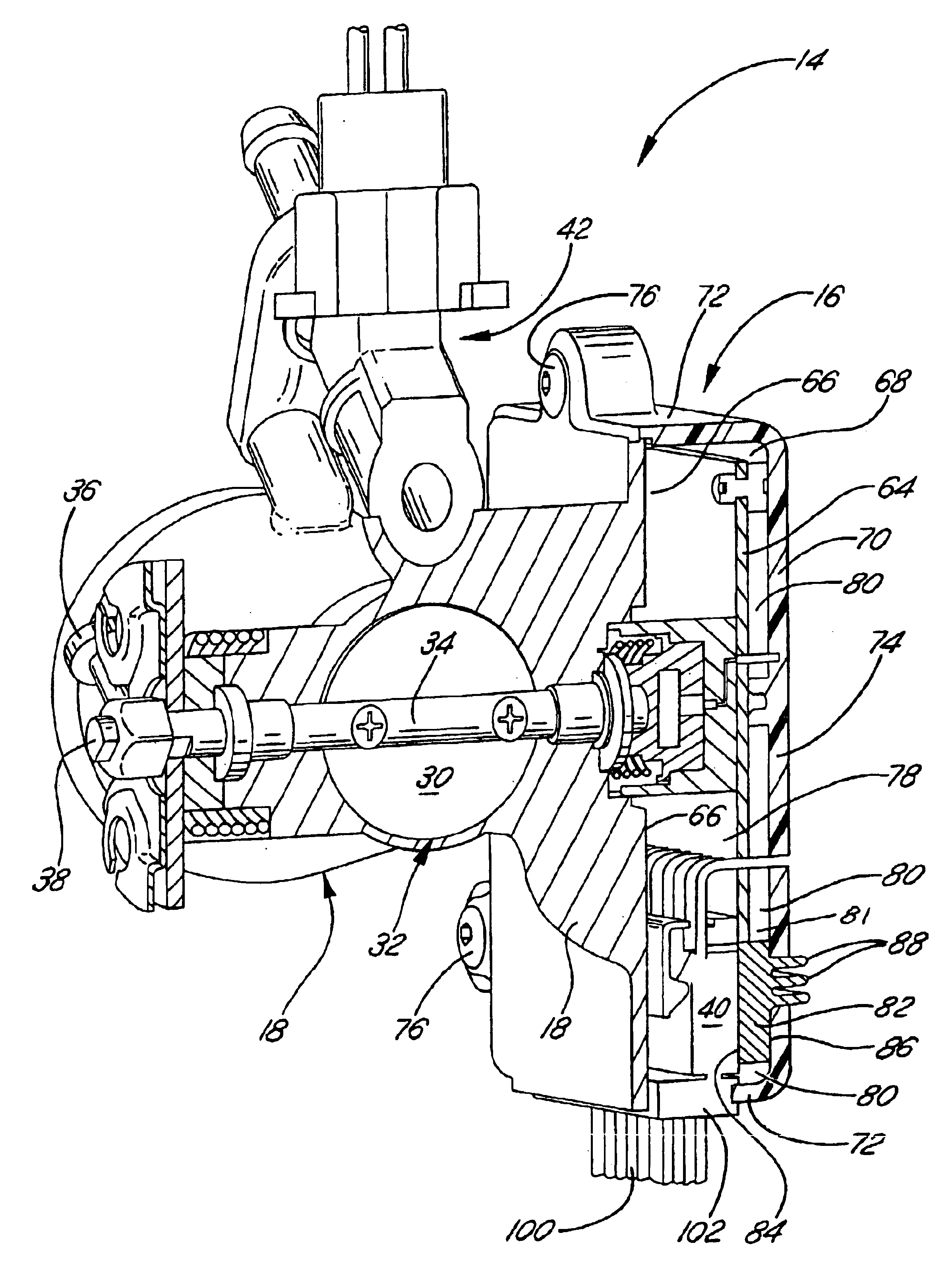 Throttle body assembly for a fuel injected combustion engine