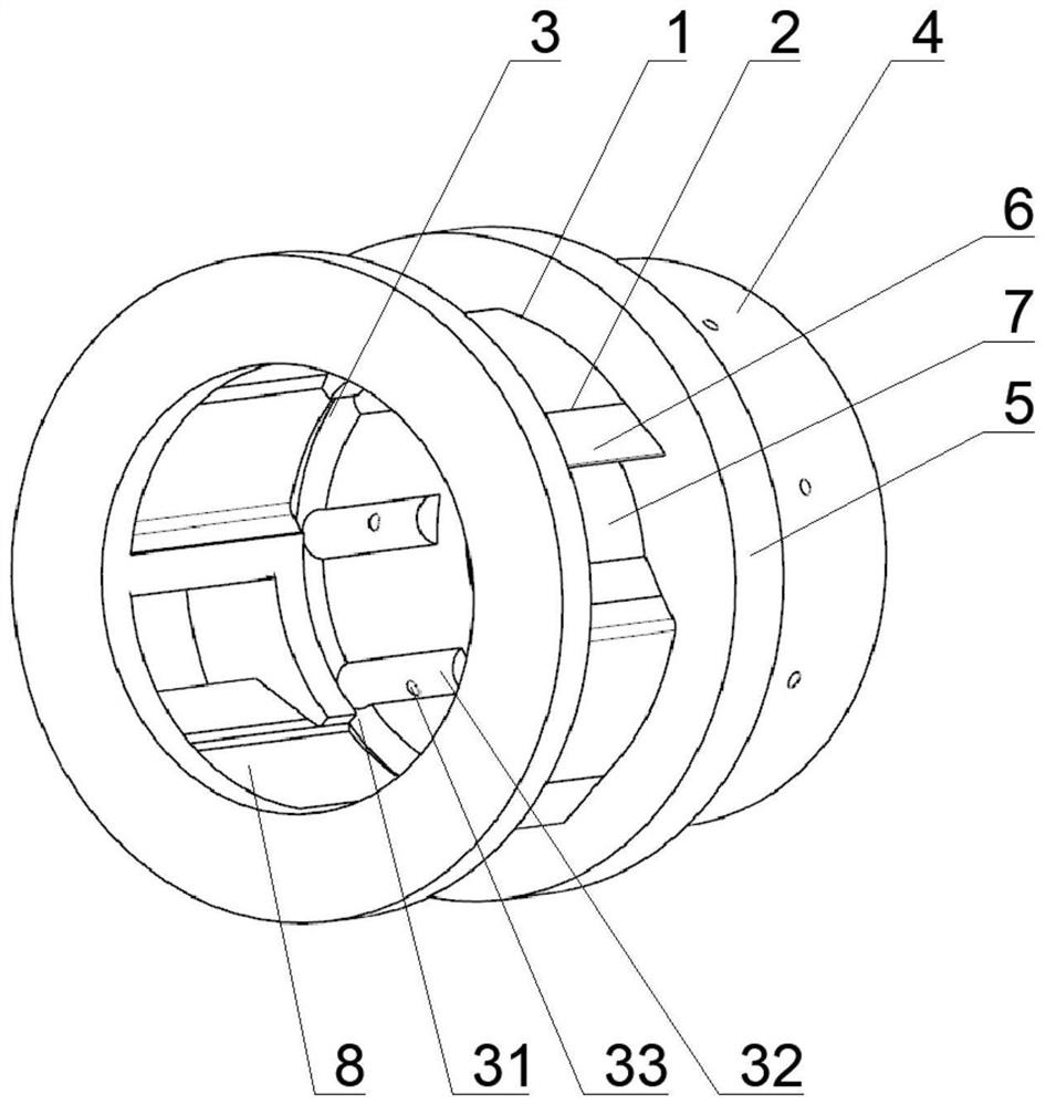 Bearing oil supply sleeve and bearing oil supply device