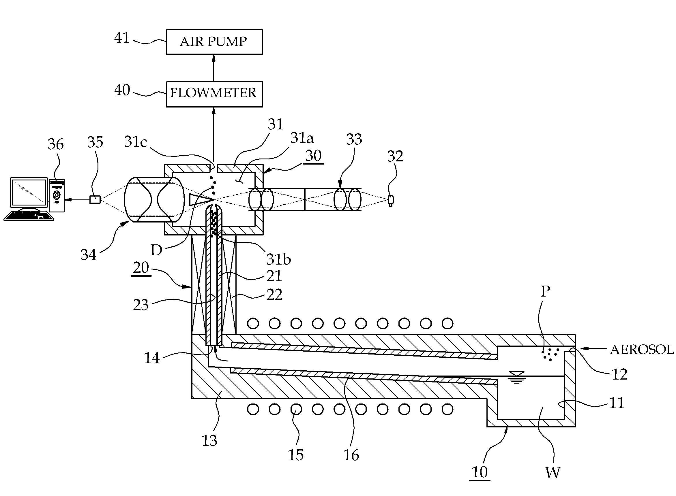 Condensation particle counter