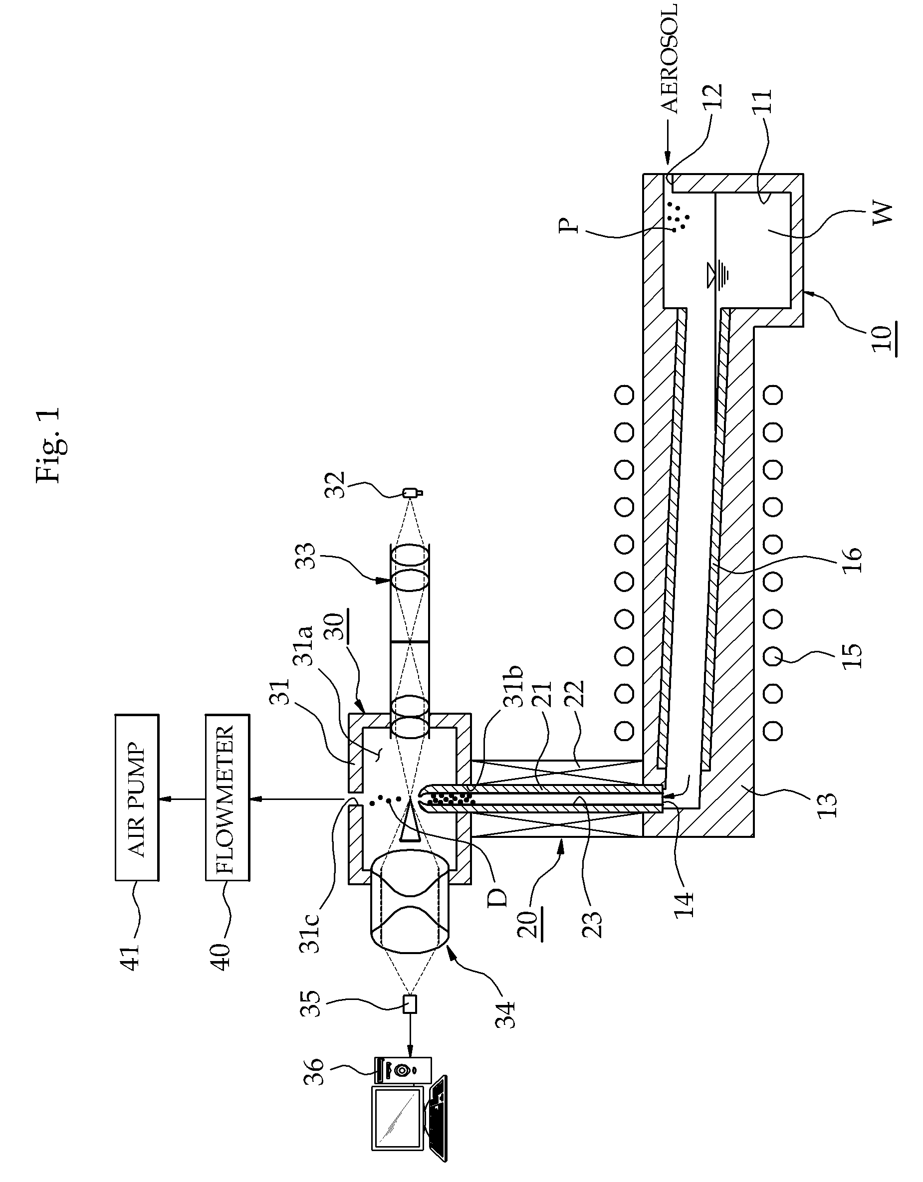 Condensation particle counter