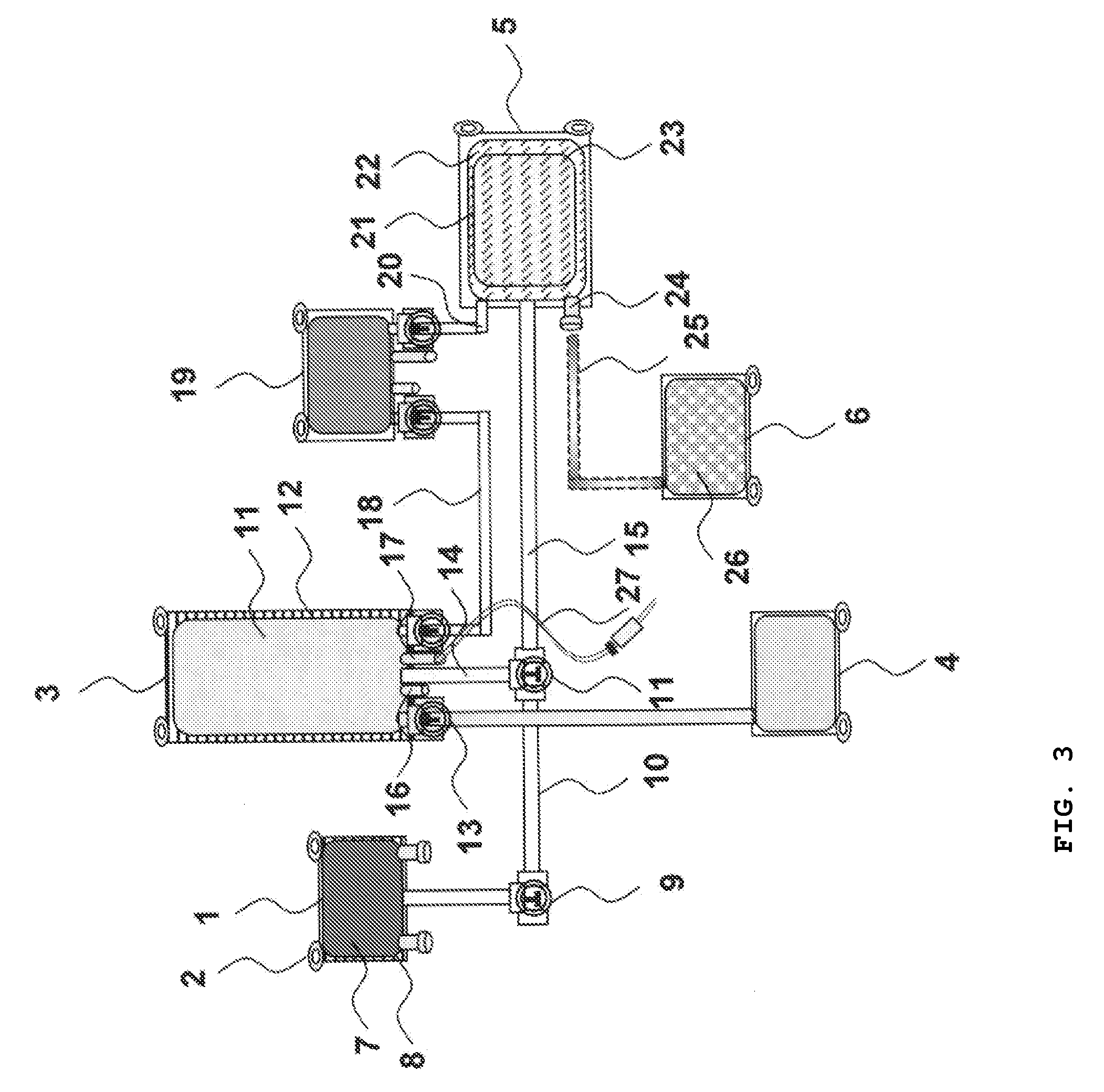 Closed system separation of adherent bone marrow stem cells for regenerative medicine applications