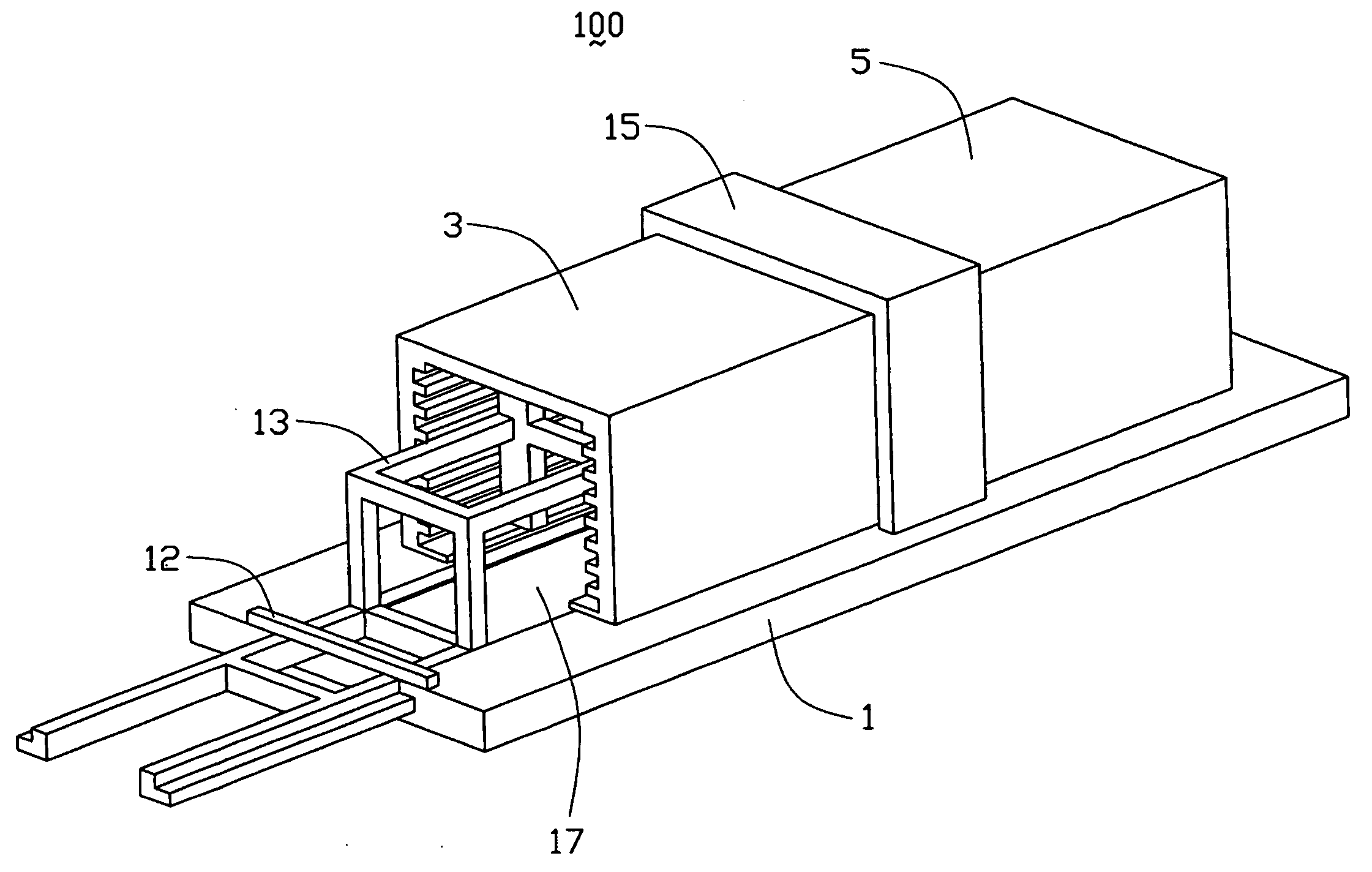 Substrate transfer device with cassettes