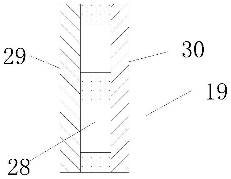 Injection mold for producing resin rubber frame of display screen