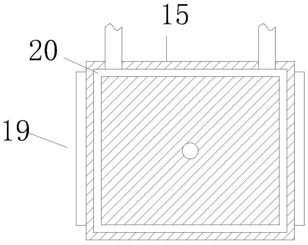 Injection mold for producing resin rubber frame of display screen