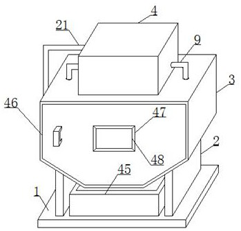 High-temperature-resistant moisture-proof testing device for wood sample for outdoor furniture and use method thereof