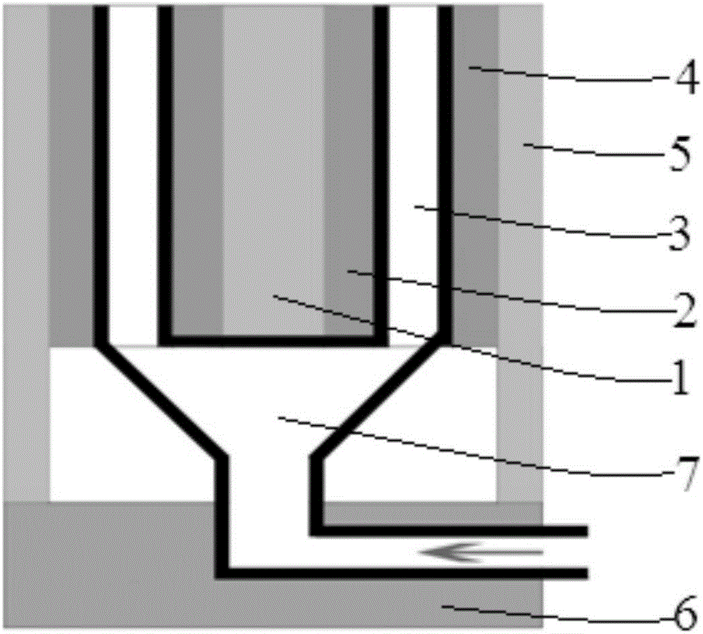 Method for quickly preparing rough laminar pyrolytic carbon