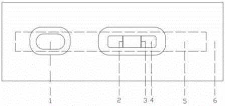 Immunocolloidal gold test card of methomyl and preparation method thereof