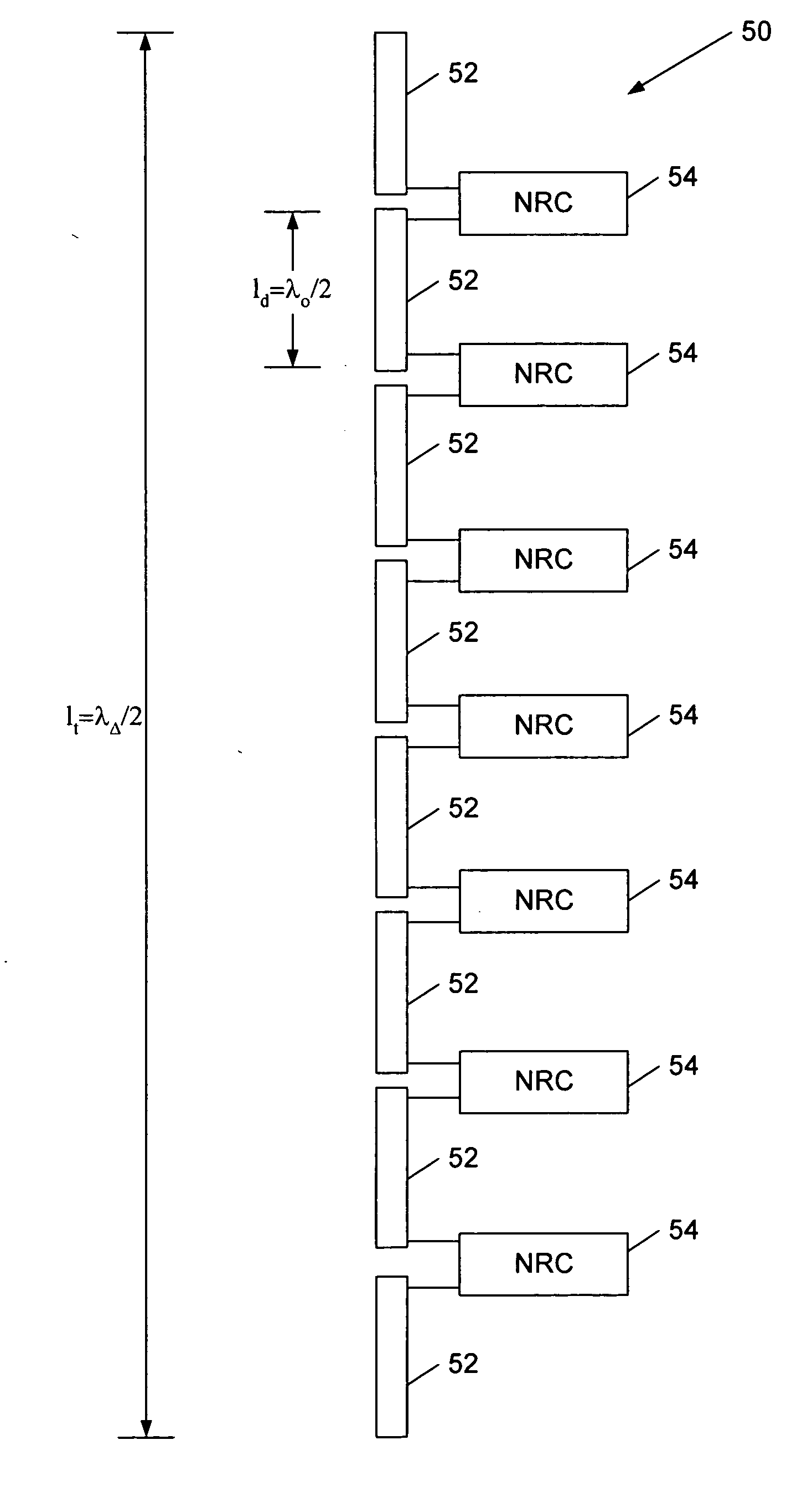 Dual frequency antennas and associated down-conversion method