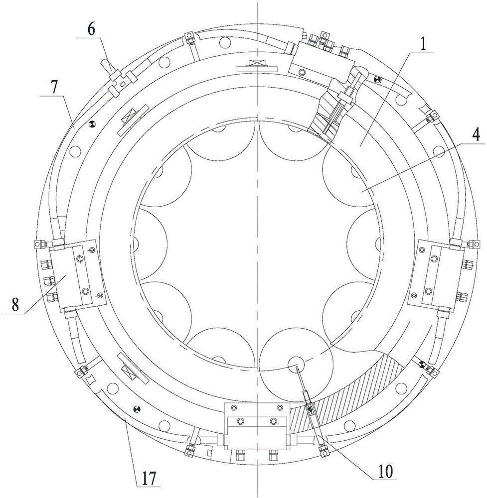 Vertical type thrust sliding bearing