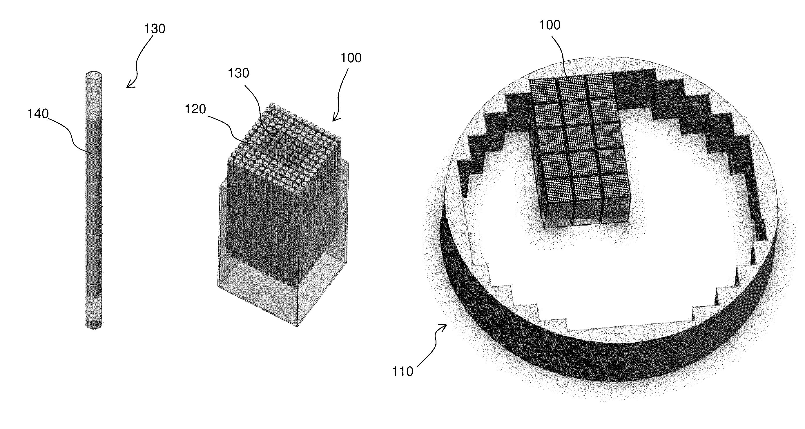 Nuclear fuel assembly and related methods for spent nuclear fuel reprocessing and management