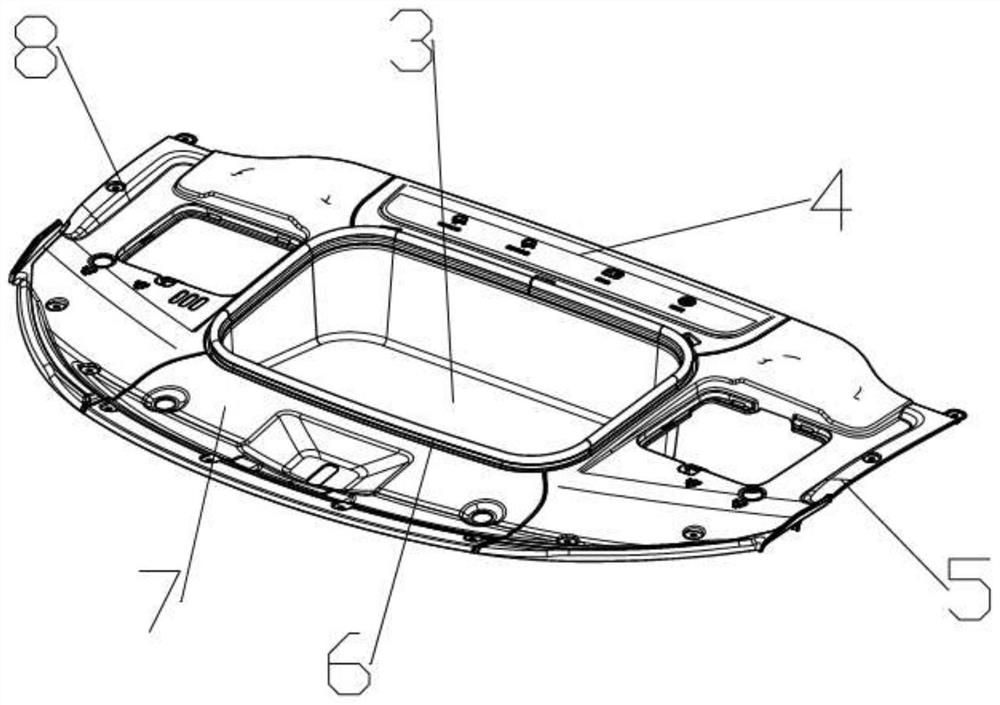 Arrangement structure of front cover and front storage box of electric automobile and electric automobile