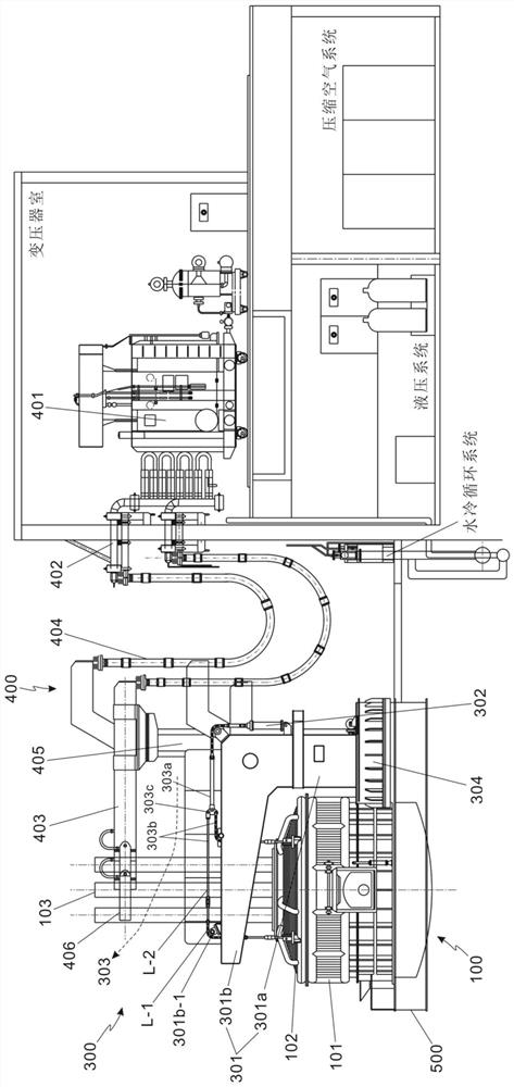 A nanocrystalline soft magnetic alloy melting system