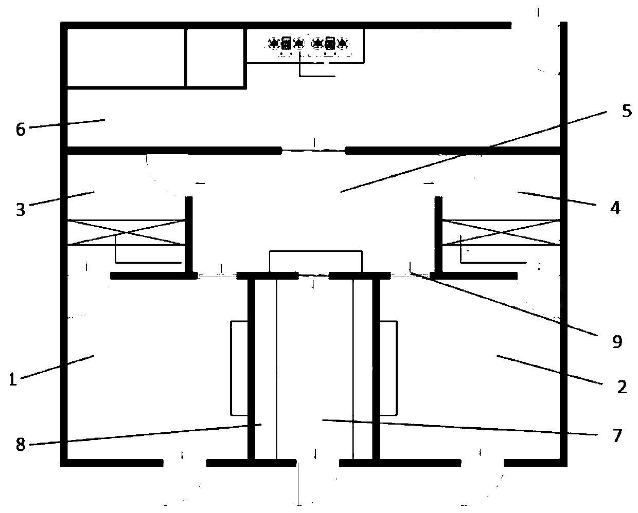 Medical cell preparation room and method of use thereof