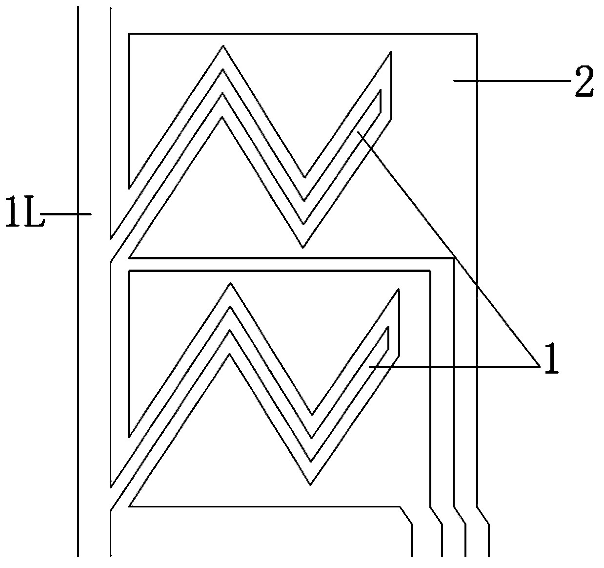 Capacitance touch screen and single-layer electrode array