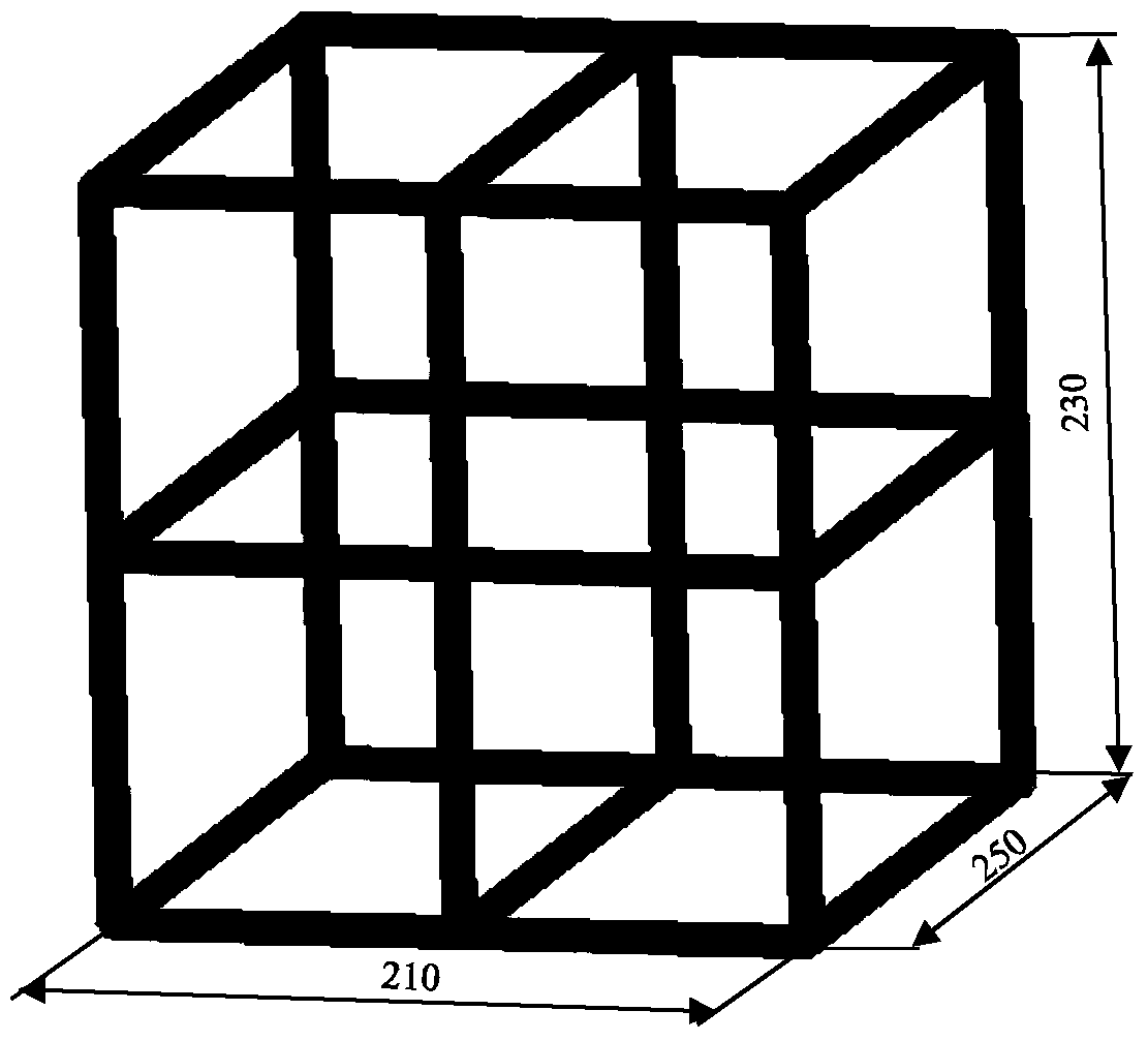 A marine test method for concrete with built-in steel cage