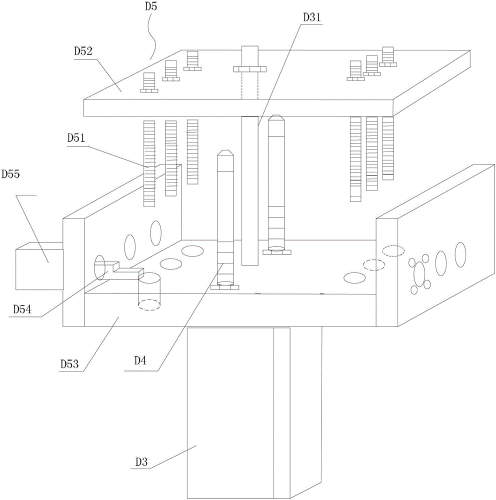 Automatic push mounting system of automotive combination meter pointer