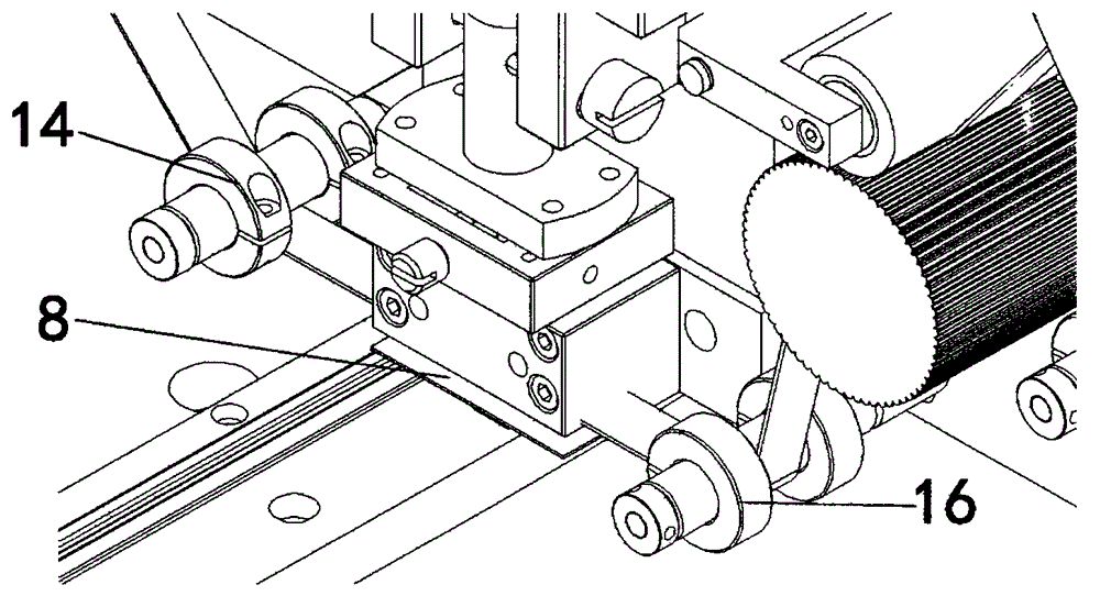 Automatic adhesive paper pasting equipment