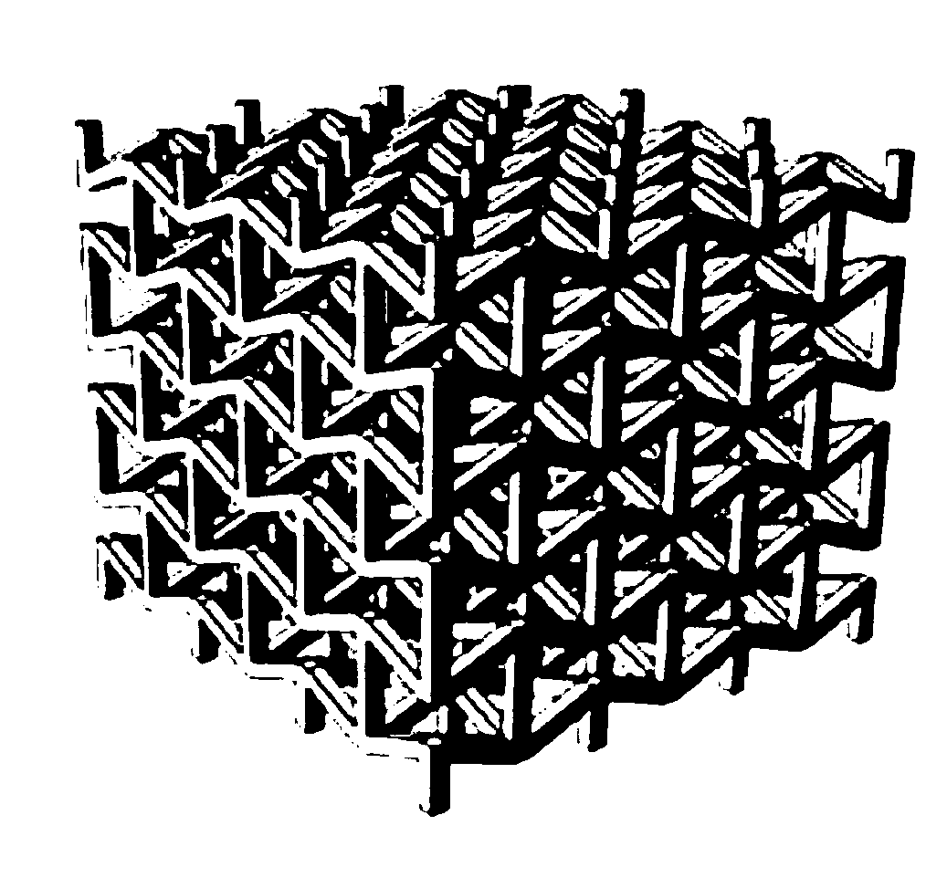 Negative Poisson's ratio vamp structure, manufacturing method thereof and shoes applying structure