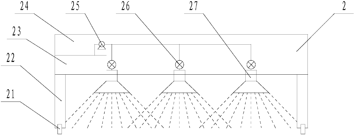 Plywood glue coating device