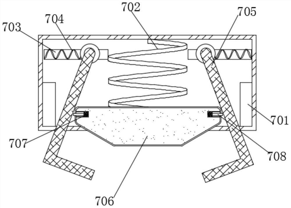 Adhesive tape packaging device for express packaging